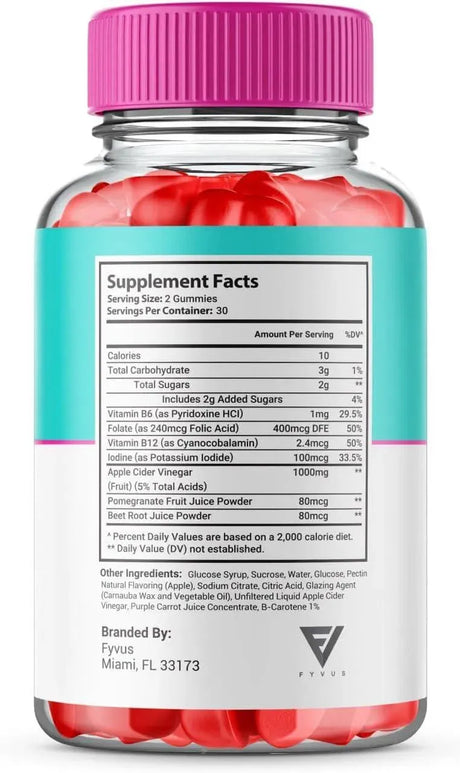 FYVUS - Fyvus Slimming Gummies 180 Gomitas - The Red Vitamin MX - Suplementos Alimenticios - {{ shop.shopifyCountryName }}
