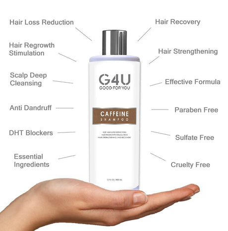 G4U - G4U Caffeine Shampoo for Thinning Hair 355Ml. - The Red Vitamin MX - Shampoo Para Cabello - {{ shop.shopifyCountryName }}