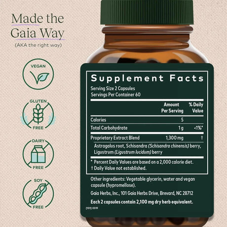 GAIA HERBS - Gaia Herbs Astragalus Supreme 120 Capsulas - The Red Vitamin MX - Suplementos Alimenticios - {{ shop.shopifyCountryName }}