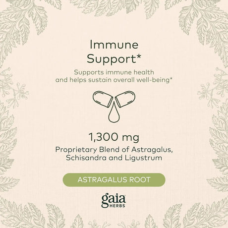 GAIA HERBS - Gaia Herbs Astragalus Supreme 120 Capsulas - The Red Vitamin MX - Suplementos Alimenticios - {{ shop.shopifyCountryName }}