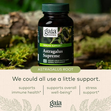 GAIA HERBS - Gaia Herbs Astragalus Supreme 60 Capsulas - The Red Vitamin MX - Suplementos Alimenticios - {{ shop.shopifyCountryName }}
