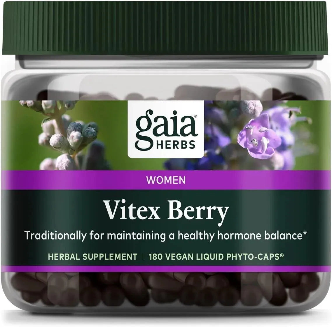 GAIA HERBS - Gaia Herbs Baya Casto Berry 180 Capsulas - The Red Vitamin MX - Suplementos Alimenticios - {{ shop.shopifyCountryName }}