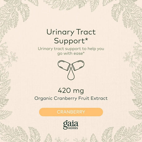 GAIA HERBS - Gaia Herbs Cranberry Concentrate 60 Capsulas - The Red Vitamin MX - Suplementos Alimenticios - {{ shop.shopifyCountryName }}