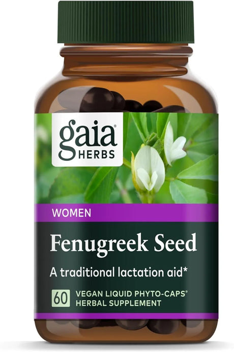 GAIA HERBS - Gaia Herbs Fenugreek Seed 60 Capsulas - The Red Vitamin MX - Suplementos Alimenticios - {{ shop.shopifyCountryName }}