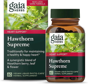 GAIA HERBS - Gaia Herbs Hawthorn Supreme 60 Capsulas - The Red Vitamin MX - Suplementos Alimenticios - {{ shop.shopifyCountryName }}