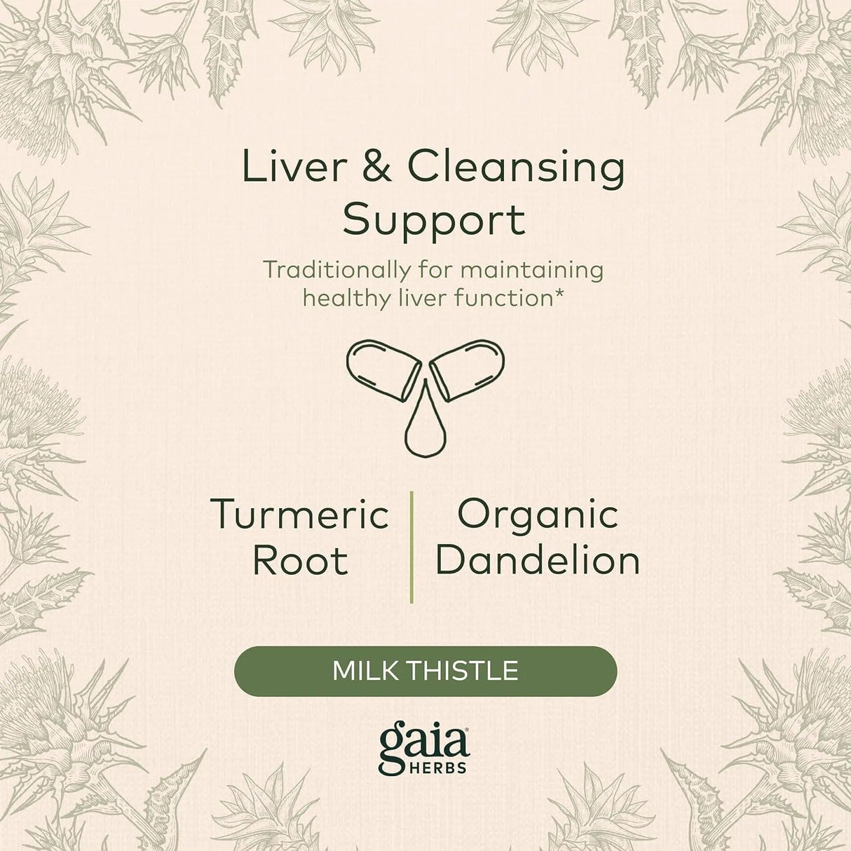 GAIA HERBS - Gaia Herbs Liver Cleanse 60 Capsulas - The Red Vitamin MX - Suplementos Alimenticios - {{ shop.shopifyCountryName }}