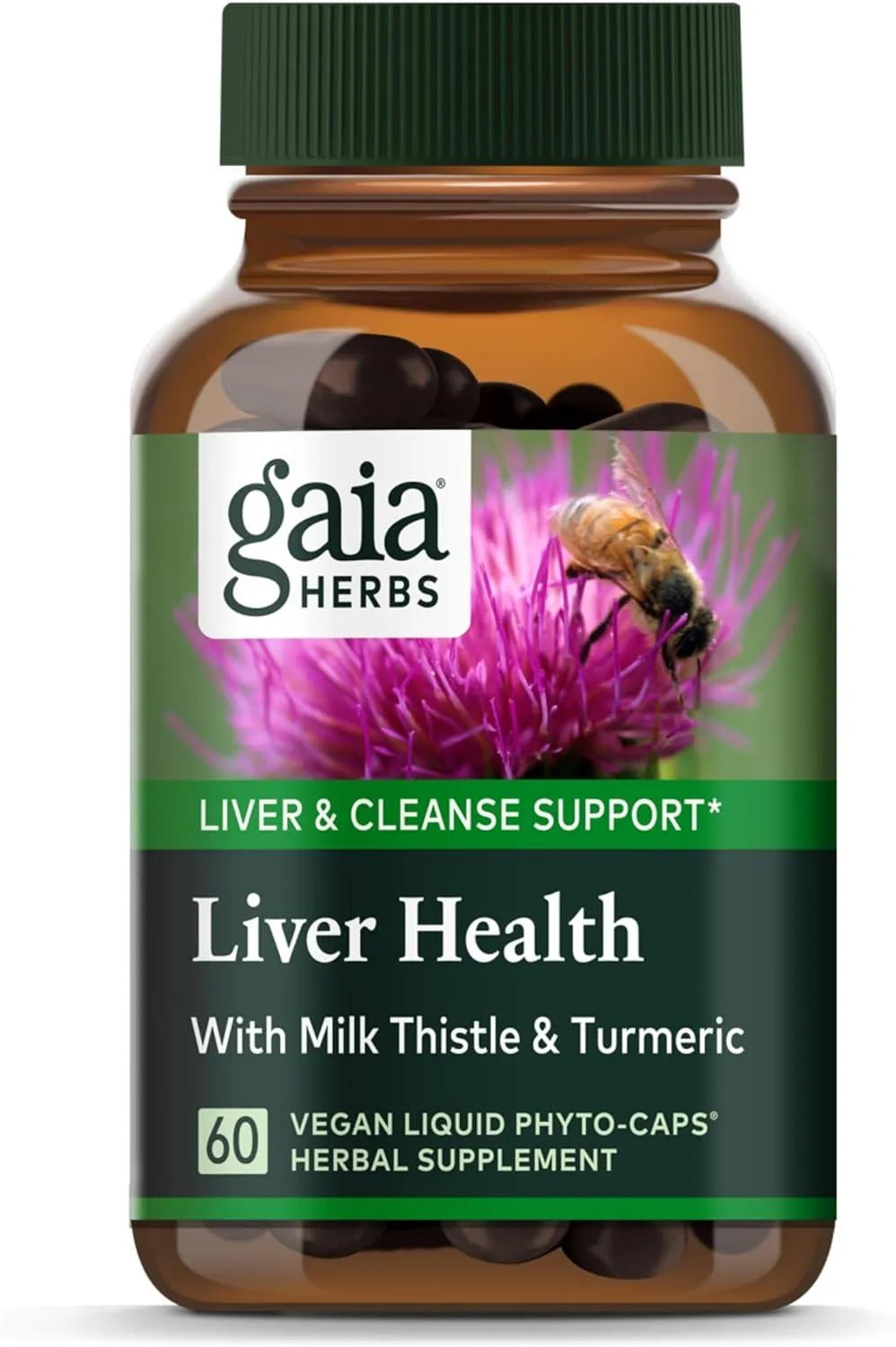 GAIA HERBS - Gaia Herbs Liver Health with Milk Thistle 60 Capsulas - The Red Vitamin MX - Suplementos Alimenticios - {{ shop.shopifyCountryName }}