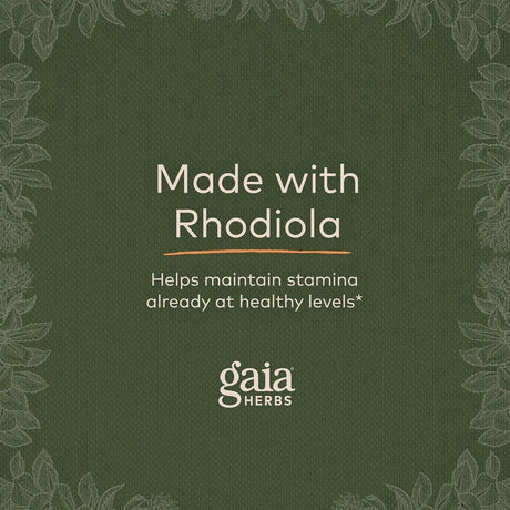 GAIA HERBS - Gaia Herbs Rhodiola Rosea 60 Capsulas - The Red Vitamin MX - Suplementos Alimenticios - {{ shop.shopifyCountryName }}