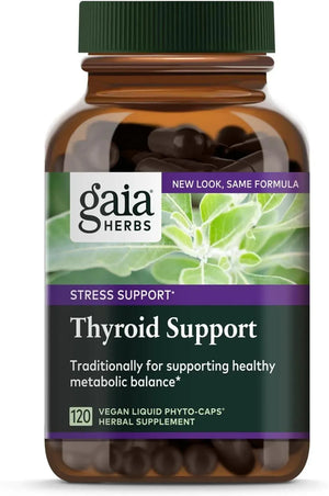 GAIA HERBS - Gaia Herbs Thyroid Support 120 Capsulas - The Red Vitamin MX - Suplementos Alimenticios - {{ shop.shopifyCountryName }}