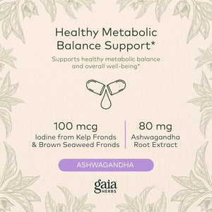 GAIA HERBS - Gaia Herbs Thyroid Support 120 Capsulas - The Red Vitamin MX - Suplementos Alimenticios - {{ shop.shopifyCountryName }}