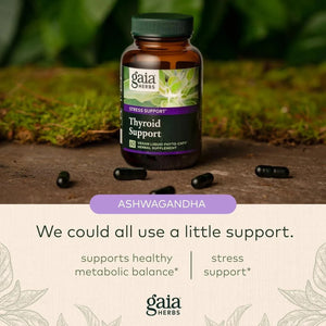 GAIA HERBS - Gaia Herbs Thyroid Support 60 Capsulas - The Red Vitamin MX - Suplementos Alimenticios - {{ shop.shopifyCountryName }}