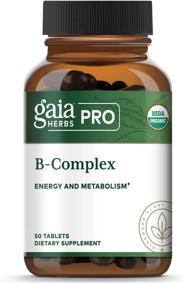 GAIA HERBS - Gaia PRO B-Complex 50 Tabletas - The Red Vitamin MX - Suplementos Alimenticios - {{ shop.shopifyCountryName }}