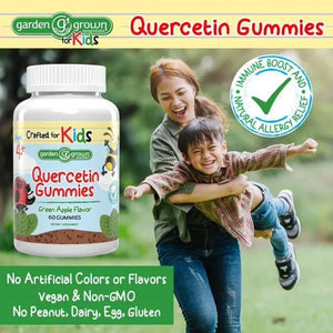 GARDEN GROWN - Garden Grown Essentials Quercetin Gummies for Kids 60 Gomitas - The Red Vitamin MX - Suplementos Alimenticios - {{ shop.shopifyCountryName }}