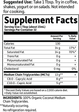 GARDEN OF LIFE - Garden of Life Dr. Formulated MCT Oil 473Ml. - The Red Vitamin MX - Suplementos Alimenticios - {{ shop.shopifyCountryName }}