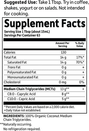 GARDEN OF LIFE - Garden of Life Dr. Formulated MCT Oil 946Ml. - The Red Vitamin MX - Suplementos Alimenticios - {{ shop.shopifyCountryName }}