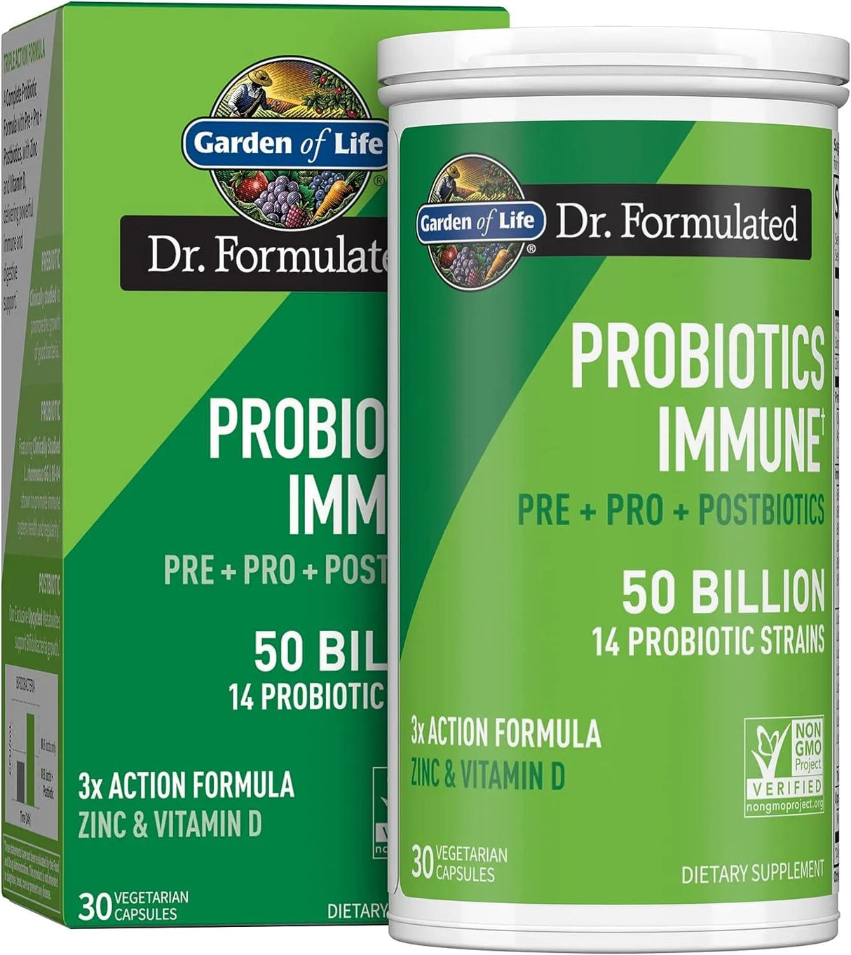 GARDEN OF LIFE - Garden of Life Dr Formulated Probiotics Immune 30 Capsulas - The Red Vitamin MX - Suplementos Alimenticios - {{ shop.shopifyCountryName }}