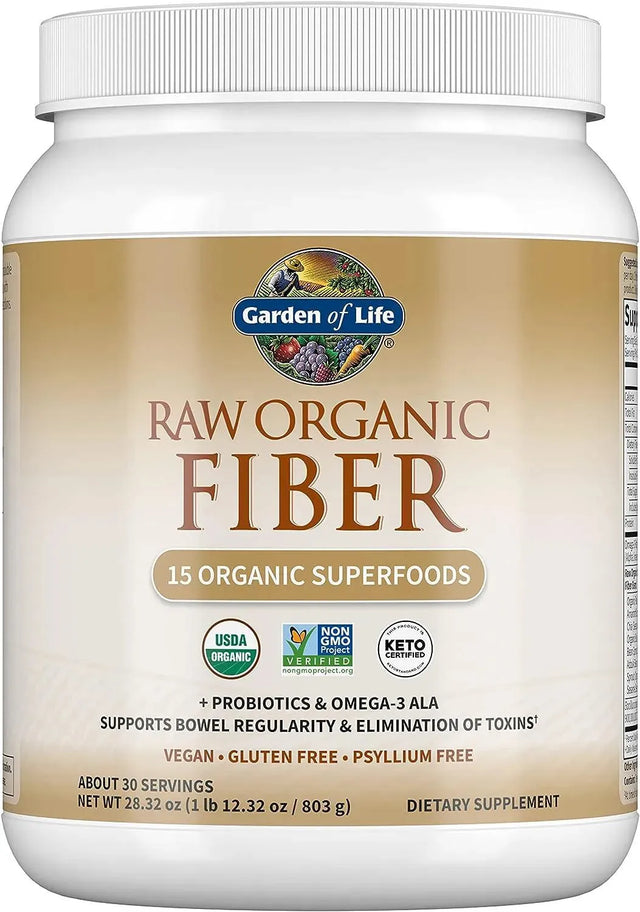 GARDEN OF LIFE - Garden of Life Fiber Supplement Raw Organic Fiber Powder 803Gr. - The Red Vitamin MX - Suplementos Alimenticios - {{ shop.shopifyCountryName }}