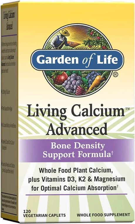 GARDEN OF LIFE - Garden of Life Living Calcium Advanced 120 Tabletas - The Red Vitamin MX - Suplementos Alimenticios - {{ shop.shopifyCountryName }}