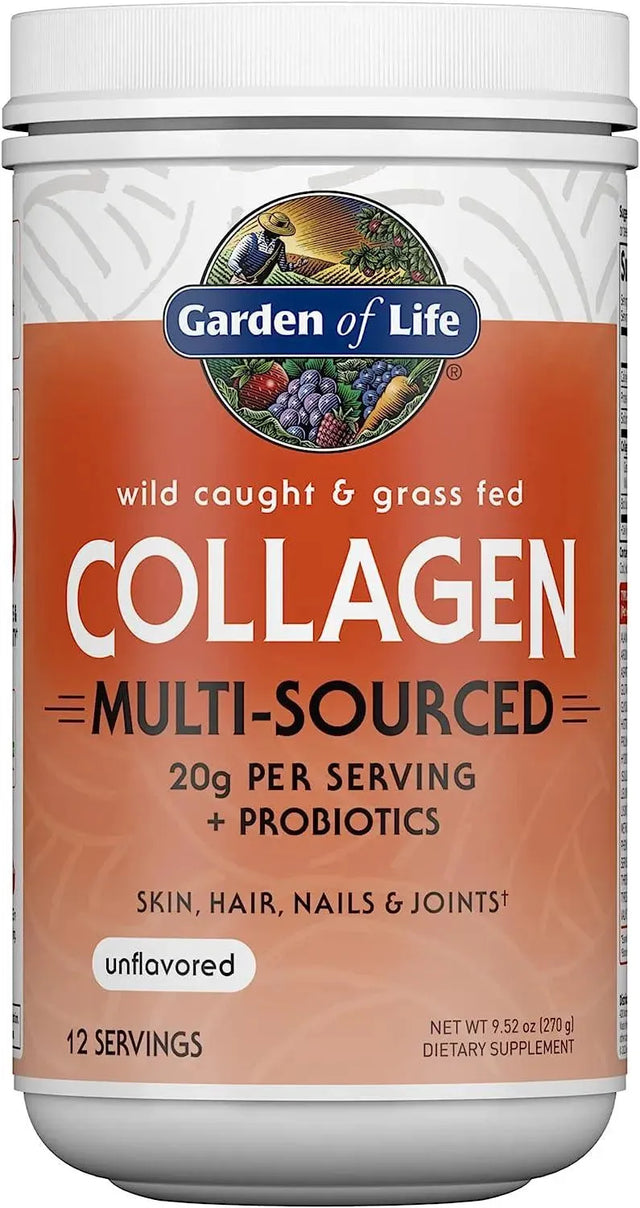 GARDEN OF LIFE - Garden of Life Marine & Grass-Fed Collagen Peptides Powder 270Gr. - The Red Vitamin MX - Suplementos Alimenticios - {{ shop.shopifyCountryName }}