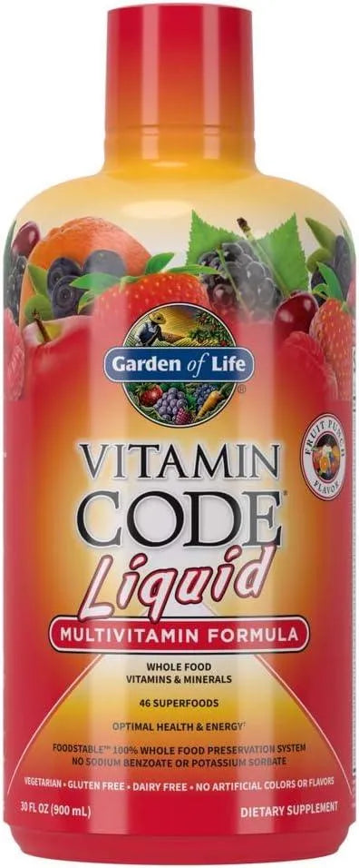 GARDEN OF LIFE - Garden of Life Multivitamin Liquid 900Ml. - The Red Vitamin MX - Suplementos Alimenticios - {{ shop.shopifyCountryName }}