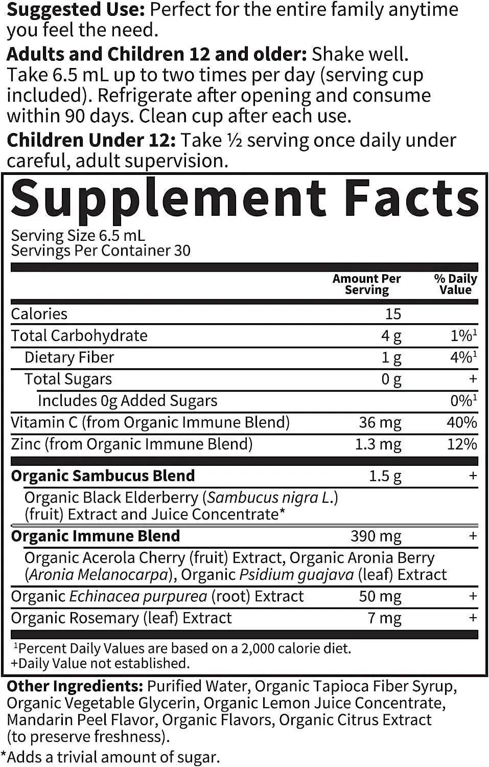 GARDEN OF LIFE - Garden of Life Mykind Organics Elderberry Immune Syrup 195Ml. - The Red Vitamin MX - Suplementos Alimenticios - {{ shop.shopifyCountryName }}
