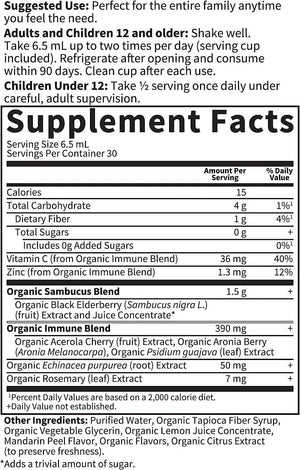 GARDEN OF LIFE - Garden of Life Mykind Organics Elderberry Immune Syrup 195Ml. - The Red Vitamin MX - Suplementos Alimenticios - {{ shop.shopifyCountryName }}