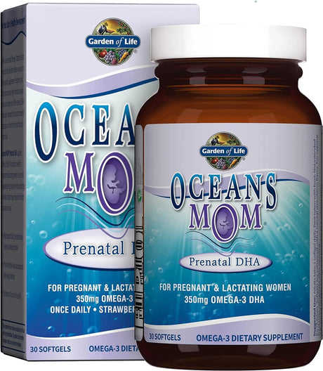 GARDEN OF LIFE - Garden of Life Oceans Mom Prenatal Fish Oil DHA 30 Capsulas Blandas - The Red Vitamin MX - Suplementos Alimenticios - {{ shop.shopifyCountryName }}