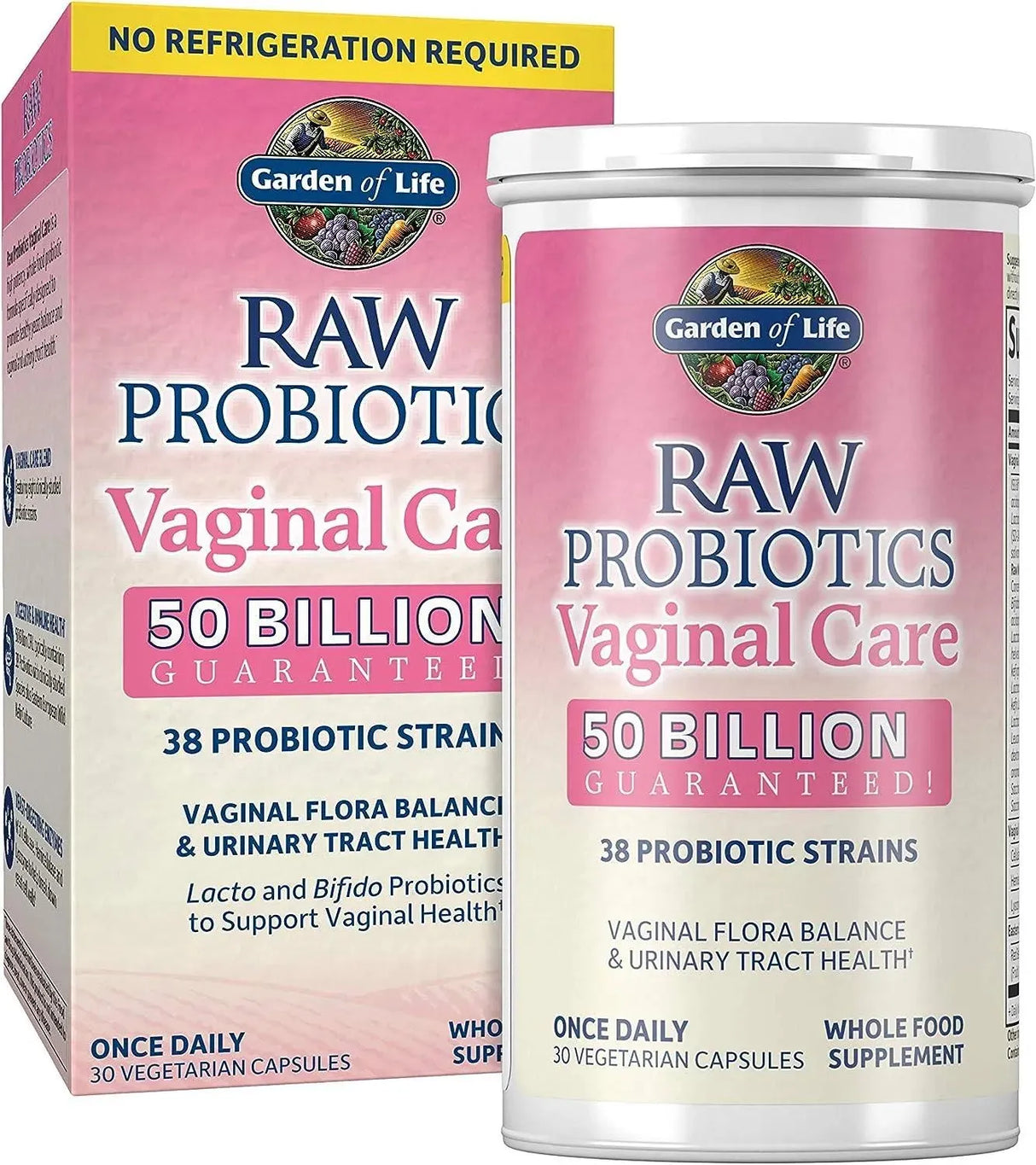 GARDEN OF LIFE - Garden of Life RAW Probiotics Vaginal Care Shelf Stable 30 Capsulas - The Red Vitamin MX - Suplementos Alimenticios - {{ shop.shopifyCountryName }}
