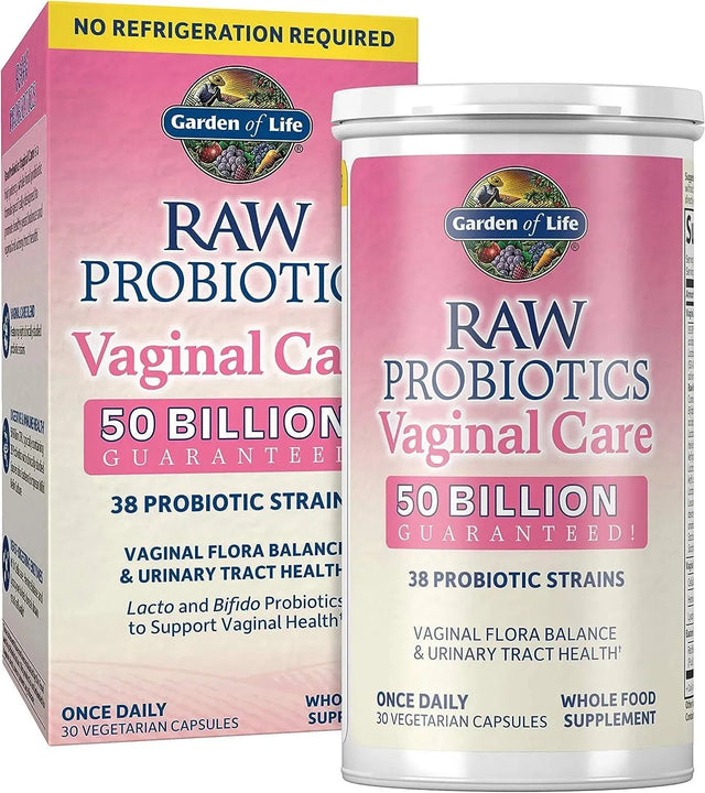 GARDEN OF LIFE - Garden of Life RAW Probiotics Vaginal Care Shelf Stable 30 Capsulas - The Red Vitamin MX - Suplementos Alimenticios - {{ shop.shopifyCountryName }}