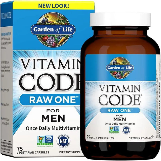 GARDEN OF LIFE - Garden of Life Vitamin Code Raw One for Men 75 Capsulas - The Red Vitamin MX - Suplementos Alimenticios - {{ shop.shopifyCountryName }}