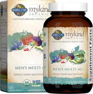 GARDEN OF LIFE - Garden of Life Whole Food Multivitamin for Men 40+ 60 Tabletas - The Red Vitamin MX - Suplementos Alimenticios - {{ shop.shopifyCountryName }}