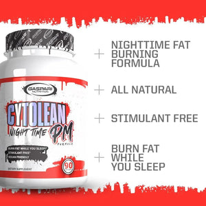 GASPARI NUTRITION - Gaspari Nutrition Cytolean PM Nighttime Fat Burner - The Red Vitamin MX - Suplementos Alimenticios - {{ shop.shopifyCountryName }}