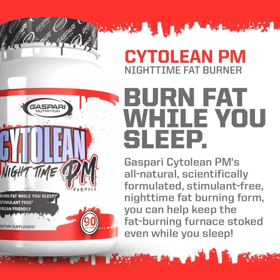 GASPARI NUTRITION - Gaspari Nutrition Cytolean PM Nighttime Fat Burner - The Red Vitamin MX - Suplementos Alimenticios - {{ shop.shopifyCountryName }}