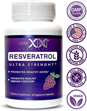 GENEX FORMULAS - GENEX Resveratrol Supplement Japanese Knotweed 1500Mg. 90 Capsulas - The Red Vitamin MX - Suplementos Alimenticios - {{ shop.shopifyCountryName }}