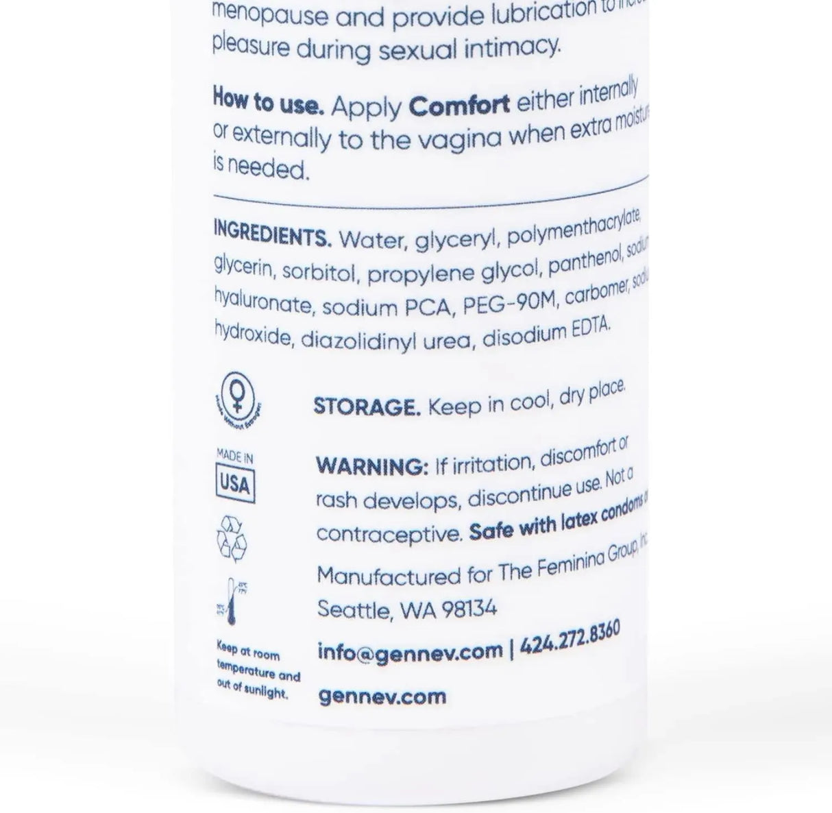 GENNEV - Gennev Intimate Water-Based Lubricant and Feminine Moisturizer 60Ml. - The Red Vitamin MX - Hidratantes Vaginales - {{ shop.shopifyCountryName }}