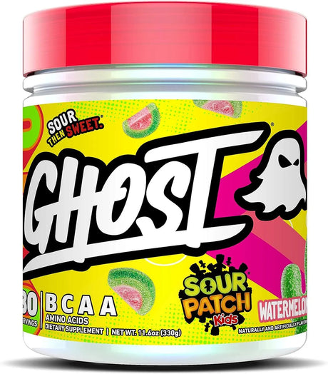 GHOST - GHOST BCAA Powder Amino Acids Sour Patch Kids Watermelon 30 Servicios 330Gr. - The Red Vitamin MX - Suplementos Alimenticios - {{ shop.shopifyCountryName }}