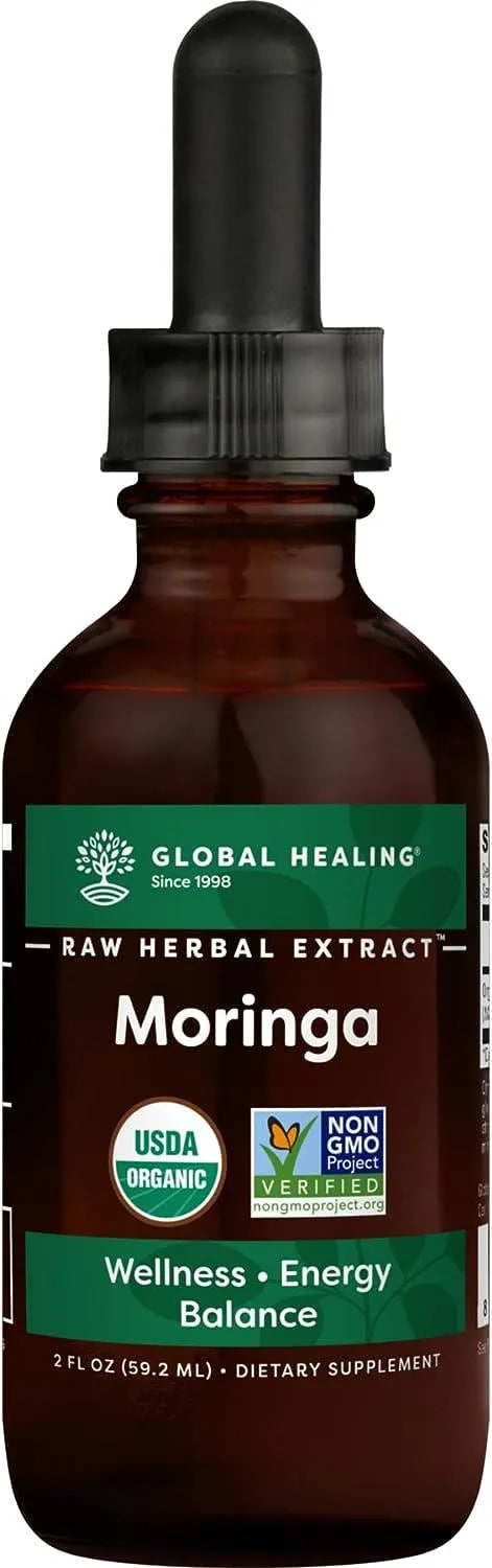 GLOBAL HEALING CENTER - Global Healing Center Organic Moringa Oleifera Extract 2 Fl. Oz. - The Red Vitamin MX - Suplementos Alimenticios - {{ shop.shopifyCountryName }}