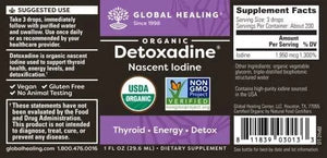 GLOBAL HEALING CENTER - Global Healing Detoxadine Organic Nascent Iodine Liquid Supplement Drops 1Fl Oz. - The Red Vitamin MX - Suplementos Alimenticios - {{ shop.shopifyCountryName }}