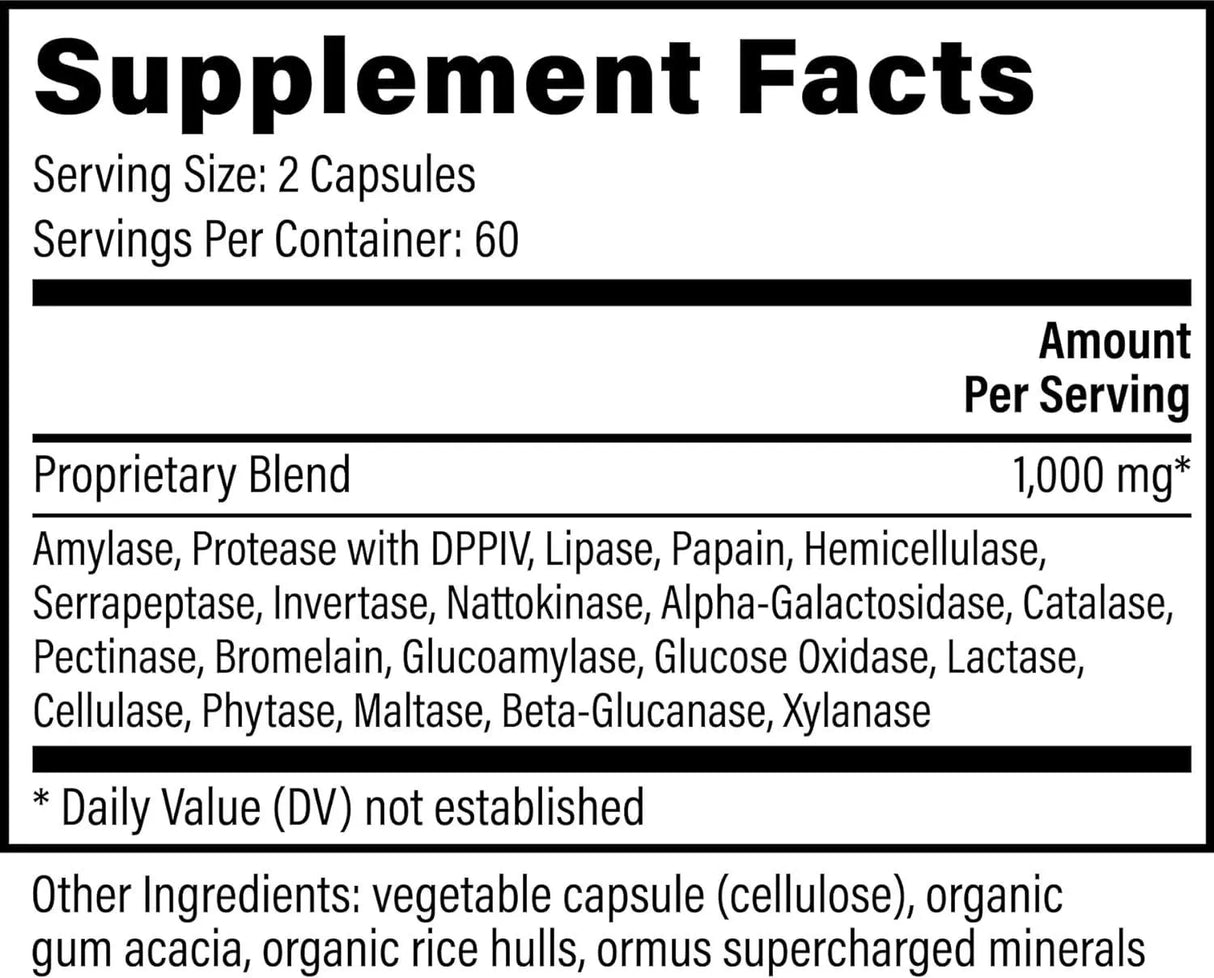 GLOBAL HEALING CENTER - Global Healing Ultimate Enzymes Veganzyme 120 Capsulas - The Red Vitamin MX - Suplementos Alimenticios - {{ shop.shopifyCountryName }}