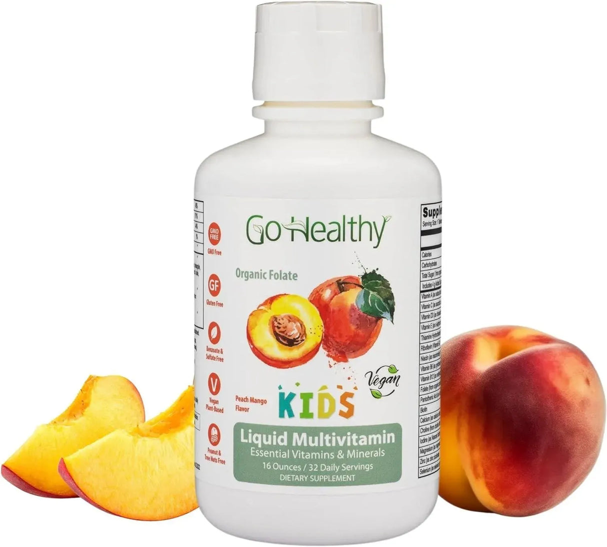 GO HEALTHY - Go Healthy Liquid Multivitamin for Kids 16 Oz. - The Red Vitamin MX - Suplementos Alimenticios - {{ shop.shopifyCountryName }}