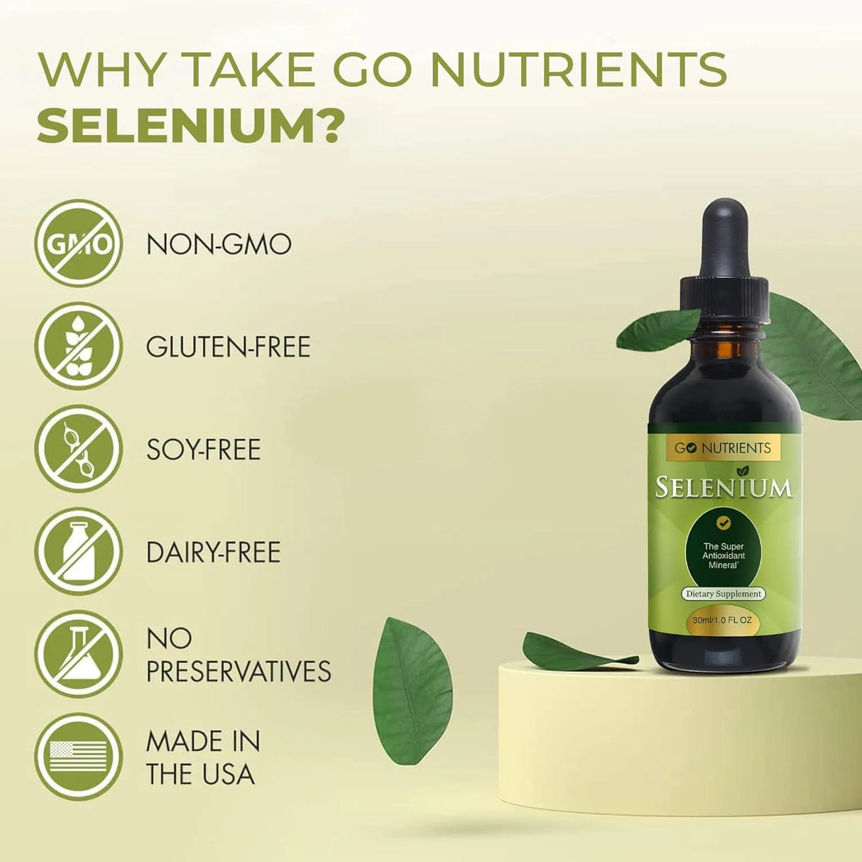 GO NUTRIENTS - Go Nutrients Selenium 200mcg 30Ml. - The Red Vitamin MX - Suplementos Alimenticios - {{ shop.shopifyCountryName }}