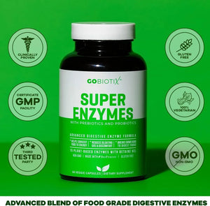 GOBIOTIX - GOBIOTIX Super Enzymes 60 Capsulas - The Red Vitamin MX - Suplementos Alimenticios - {{ shop.shopifyCountryName }}