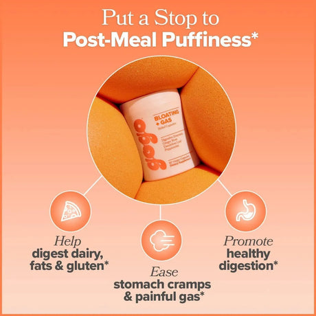 GOGO - GOGO Bloating & Gas Digestive Relief Digestive Enzymes 60 Capsulas - The Red Vitamin MX - Suplementos Alimenticios - {{ shop.shopifyCountryName }}