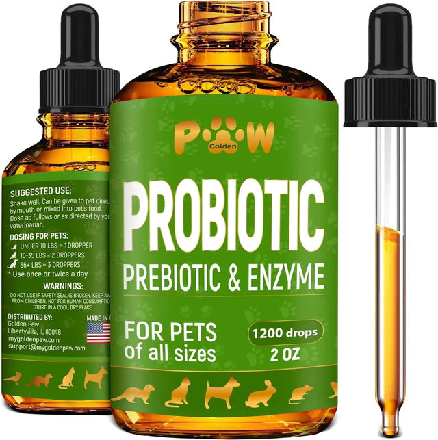 GOLDEN PAW - Golden Paw Probiotic Dog and Cat Digestive Support 2 Fl.Oz. - The Red Vitamin MX - Probióticos Para Perros - {{ shop.shopifyCountryName }}