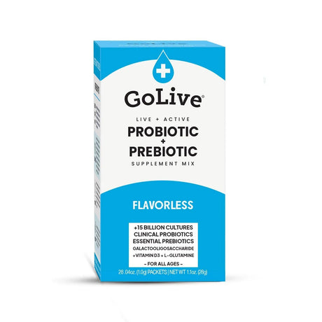 GOLIVE - GoLIVE PROBIOTIC + PREBIOTIC SYNBIOTIC POWDER BLEND 28 Paquetes - The Red Vitamin MX - Suplementos Alimenticios - {{ shop.shopifyCountryName }}