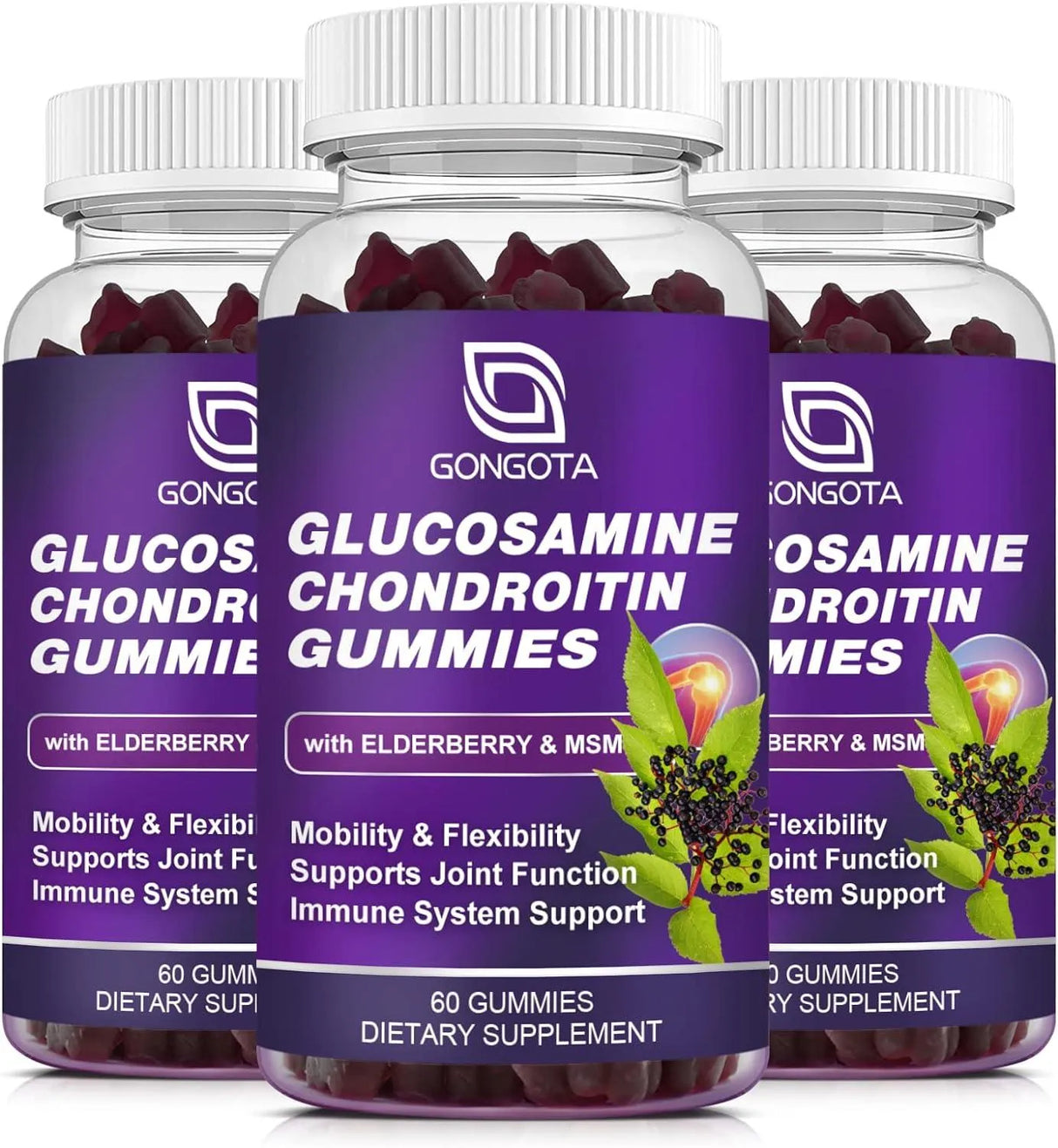 GONGOTA - Gongota Glucosamine Chondroitin Gummies 1500Mg. 60 Gomitas 3 Pack - The Red Vitamin MX - Suplementos Alimenticios - {{ shop.shopifyCountryName }}