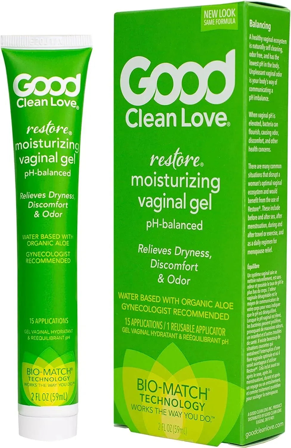 GOOD CLEAN LOVE - Good Clean Love Restore Moisturizing Vaginal Gel 59Ml. - The Red Vitamin MX - Hidratantes Vaginales - {{ shop.shopifyCountryName }}