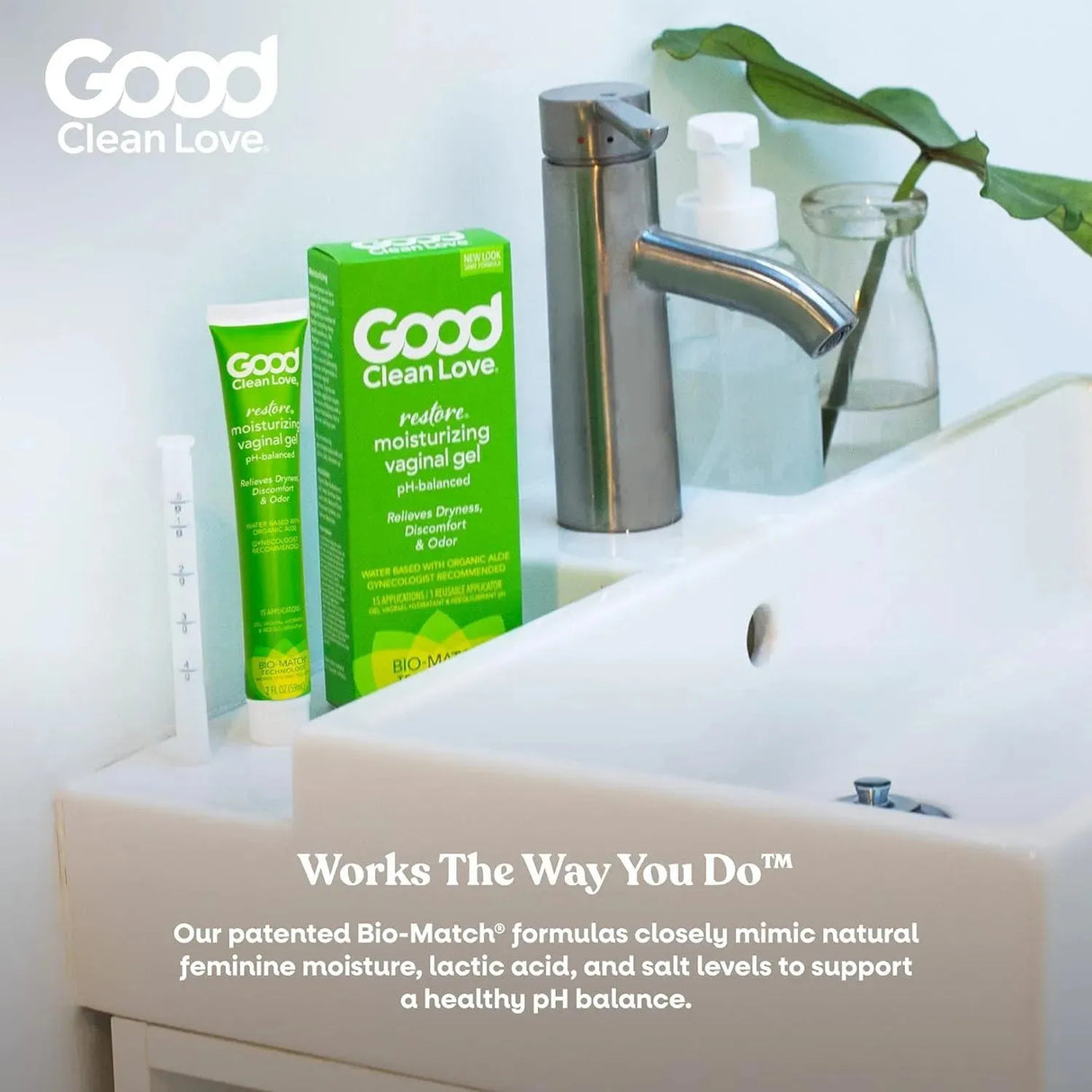 GOOD CLEAN LOVE - Good Clean Love Restore Moisturizing Vaginal Gel 59Ml. - The Red Vitamin MX - Hidratantes Vaginales - {{ shop.shopifyCountryName }}