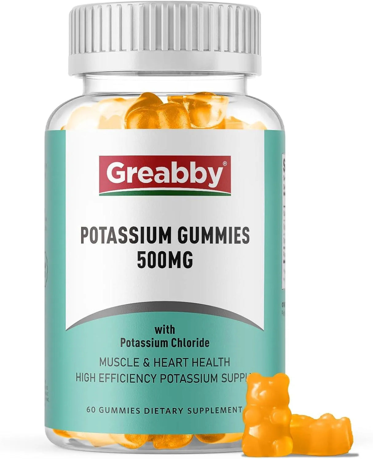 GREABBY - Greabby Potassium Gummies 500Mg. 60 Gomitas - The Red Vitamin MX - Suplementos Alimenticios - {{ shop.shopifyCountryName }}