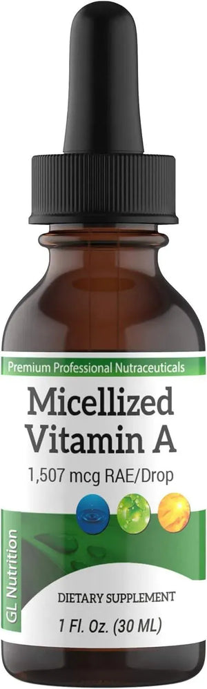 GREAT LAKES - Great Lakes Nutrition Micellized Vitamin A Drops 30Ml. - The Red Vitamin MX - Suplementos Alimenticios - {{ shop.shopifyCountryName }}